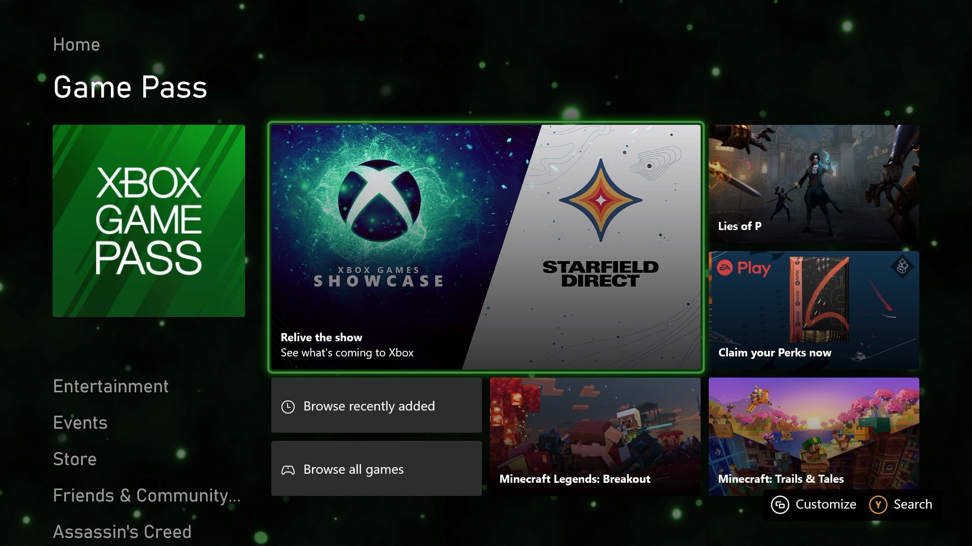 Favourite section on Xbox does not have Show More button on home page +  games don't show as favourited in game page - Xbox Bugs - Developer Forum