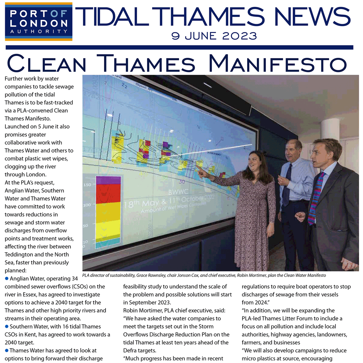 This week in the #PortofLondon: Water companies join #CleanThamesManifesto; @Nus_Ghani MP praises #ThamesVision2050; @CrossRiverPship's light freight tool; Planning ahead for @london_climate action week

➡️ hubs.la/Q01SYm6P0

#London #Kent #Essex #ThamesEstuary #RiverThames