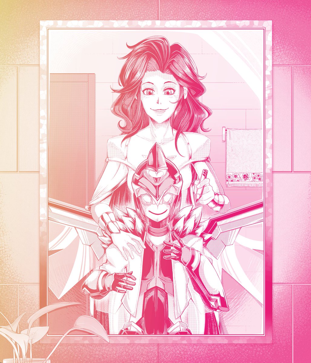 CiderHype's tweet photo. Star Supreme draws a smile on IZEK's faceplate.
#StarSupreme is a hero not only to her world, but also to her children.
Learn more about Star Supreme's family in #TheColossals part 2! #HearTheCall
Art by @montblancster
#ironage #comicsgate #manga #ComicsBrokeMe https://t.co/U7x4uj681z
