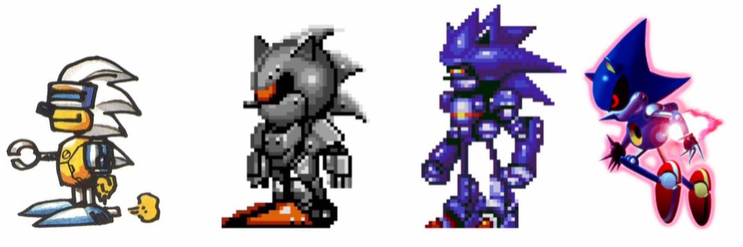 A unique mecha sonic design