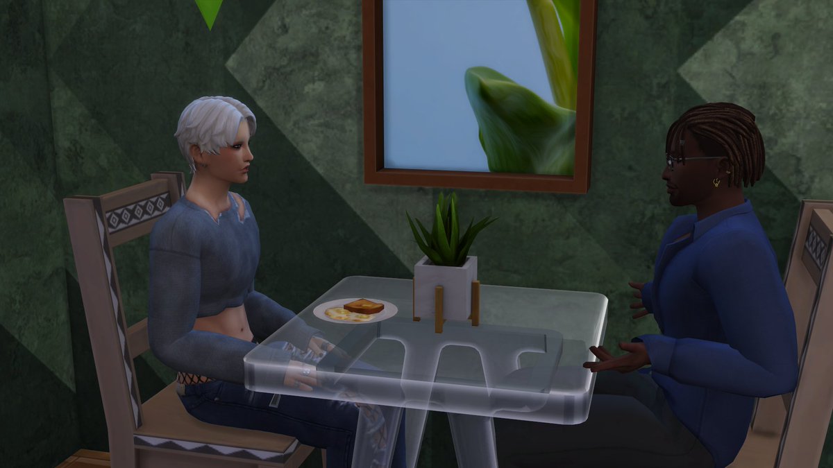 EveeSims's tweet photo. As Joon-Wo had just moved in he got a nice little visit from his neighbours, one of them being Dante. https://t.co/qGtuE7Wfpn