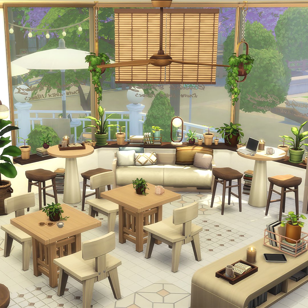 Sneak peek of my next build, a Book Café in Mt. Komorebi! ☕️🌸

I absolutely love the Book Nook Kit! 💛

YouTube & Gallery ID: SimCubeez

#TheSims4 #ShowUsYourBuilds #BookNookKit