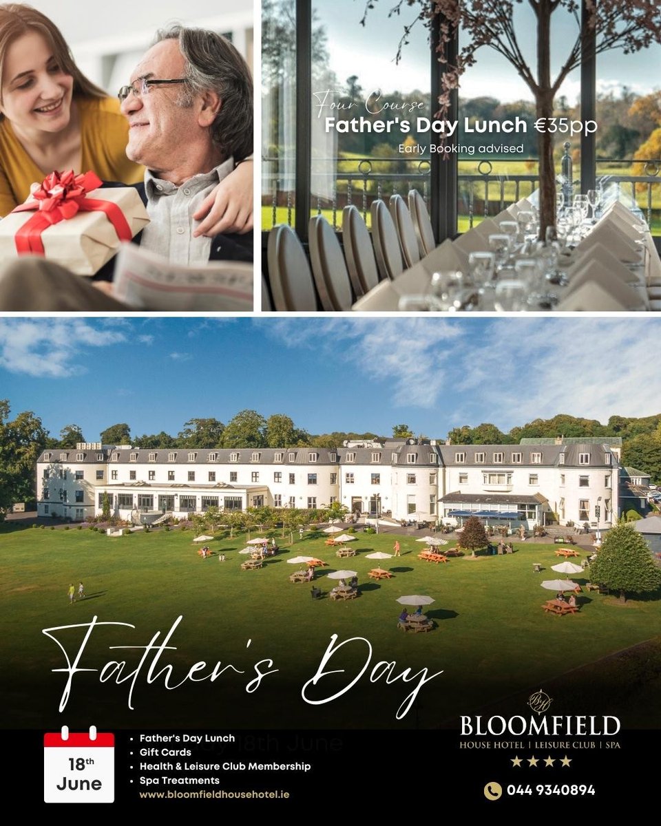 BloomfieldHotel's tweet photo. Don’t forget Father’s Day – Sunday 18th June. A delectable Sunday Lunch in the grandeur of our Charles Brinsley Restaurant is sure to make this Father’s Day a memorable one  https://t.co/nGP1RkjHPU https://t.co/wG8371aPzn