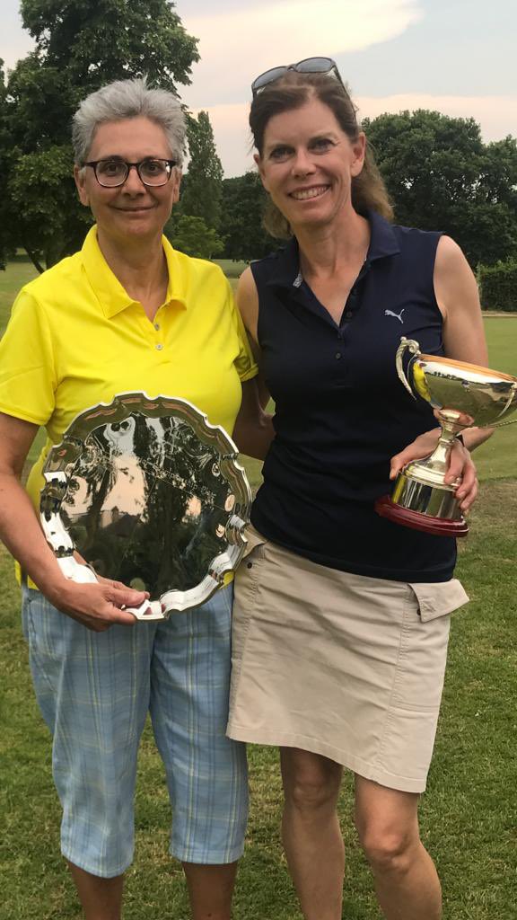 Congratulations to Ines Hellmayr (right) &amp; Rose-Marie Casas who are our new Ladies Senior champions. Ines winning the gross and Rose-Marie the nett. #Champions #LadiesGolf #wherewouldyouratherbe