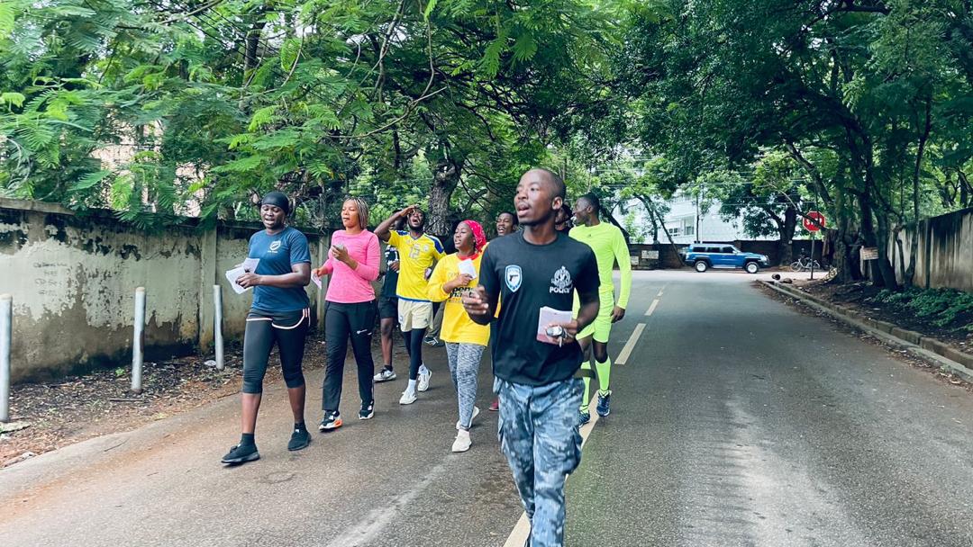 royal_trs's tweet photo. The Danquah Worship Centre  of the church of Pentecost  incorporated a fitness walk and indoor games as a celebration of youth week. https://t.co/d7H1PSFql5