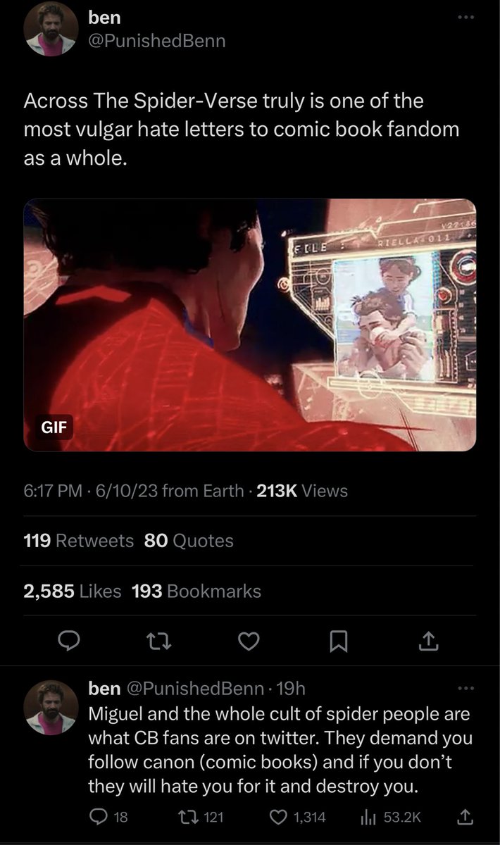 Raw Bad Boy Edge 🏳️‍🌈 on Twitter "Lack of respect for canon is why