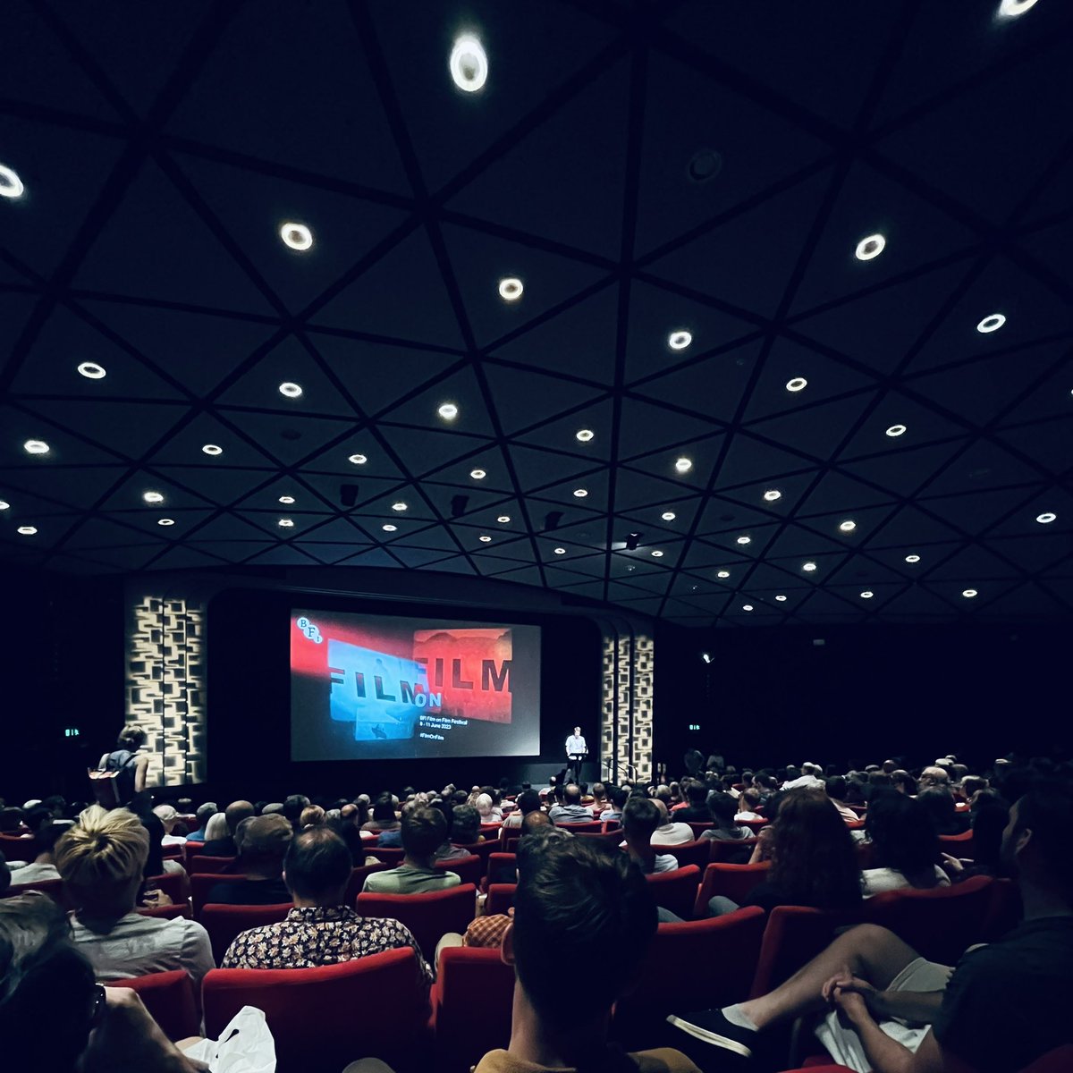 PaulRidd's tweet photo. Another sold out sesh in NFT1 with the blistering race drama NO WAY OUT from volatile nitrate film. Having such a blast (fortunately only figuratively) at @BFI #BFIFOFF https://t.co/vaXa6lebY6