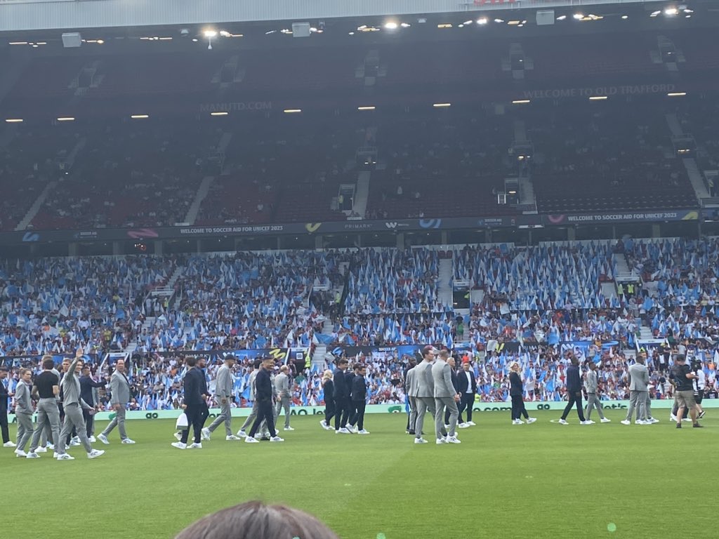 miss_k_h_1's tweet photo. When youβre trying to support England at @socceraid but @samclaflin is on for world ππ ooops #ComeOnSam π₯³ https://t.co/vMfhIeASoa