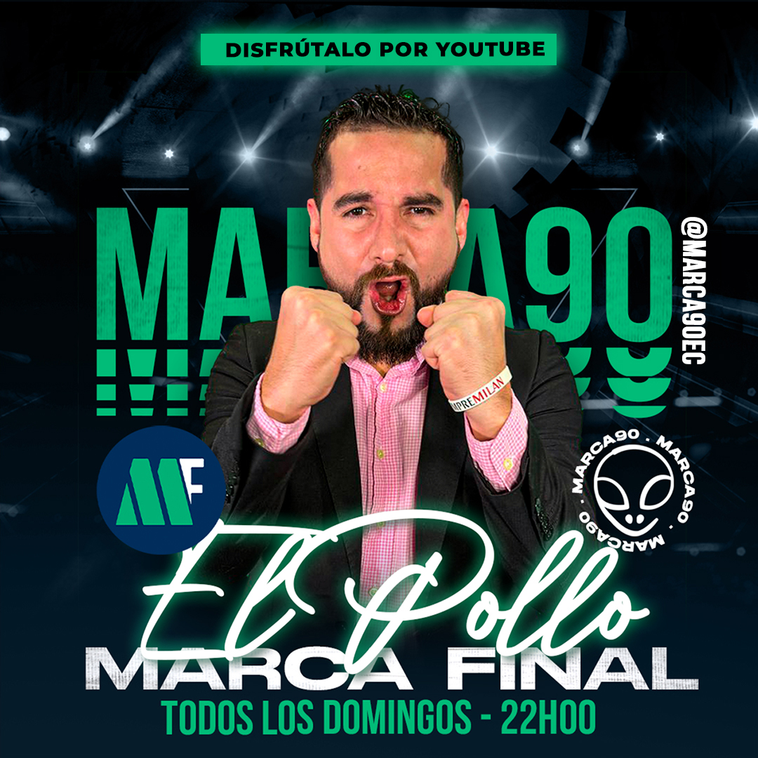 marca90ec's tweet photo. 🟢 Marca Final • Un completo análisis de la fecha, lo encuentras en Marca90
Todos los Domingos míranos en YouTube 22h00 @lmbustamante_72 @carlosgalvez21 te esperan con la mejor información de la #LigaPro
#Analisis • #Futbol • #MFinal https://t.co/TmWUEEmH70