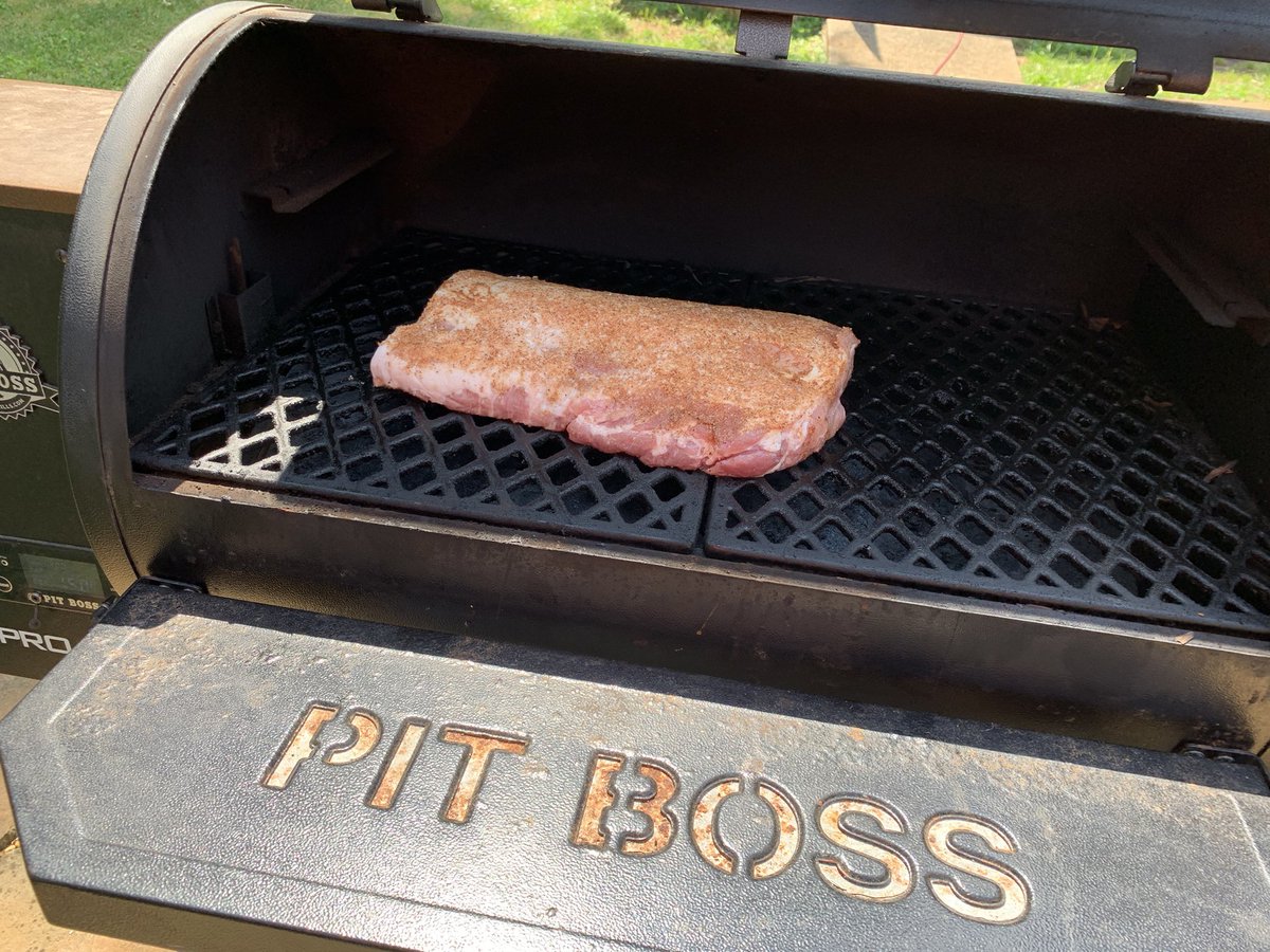 Nick Dimondi on Twitter "3 hour hickory smoked pork loin. Dry rub is