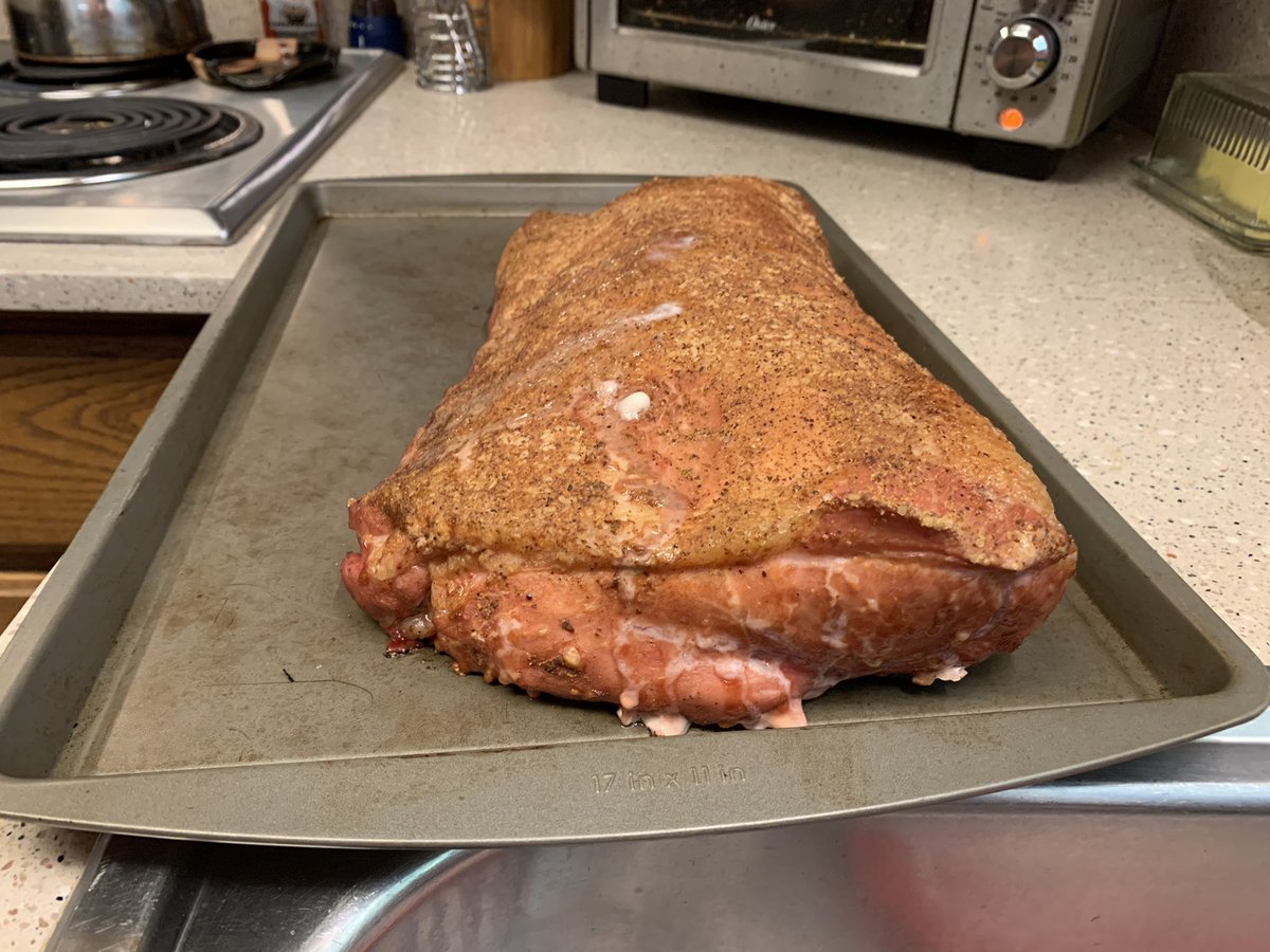 Nick Dimondi on Twitter "3 hour hickory smoked pork loin. Dry rub is