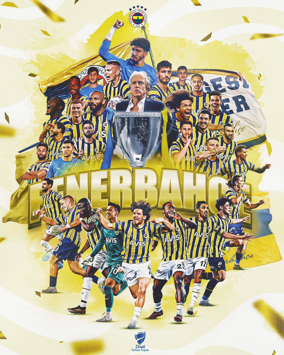 🏆 Ziraat Türkiye Kupası Fenerbahçemizin!