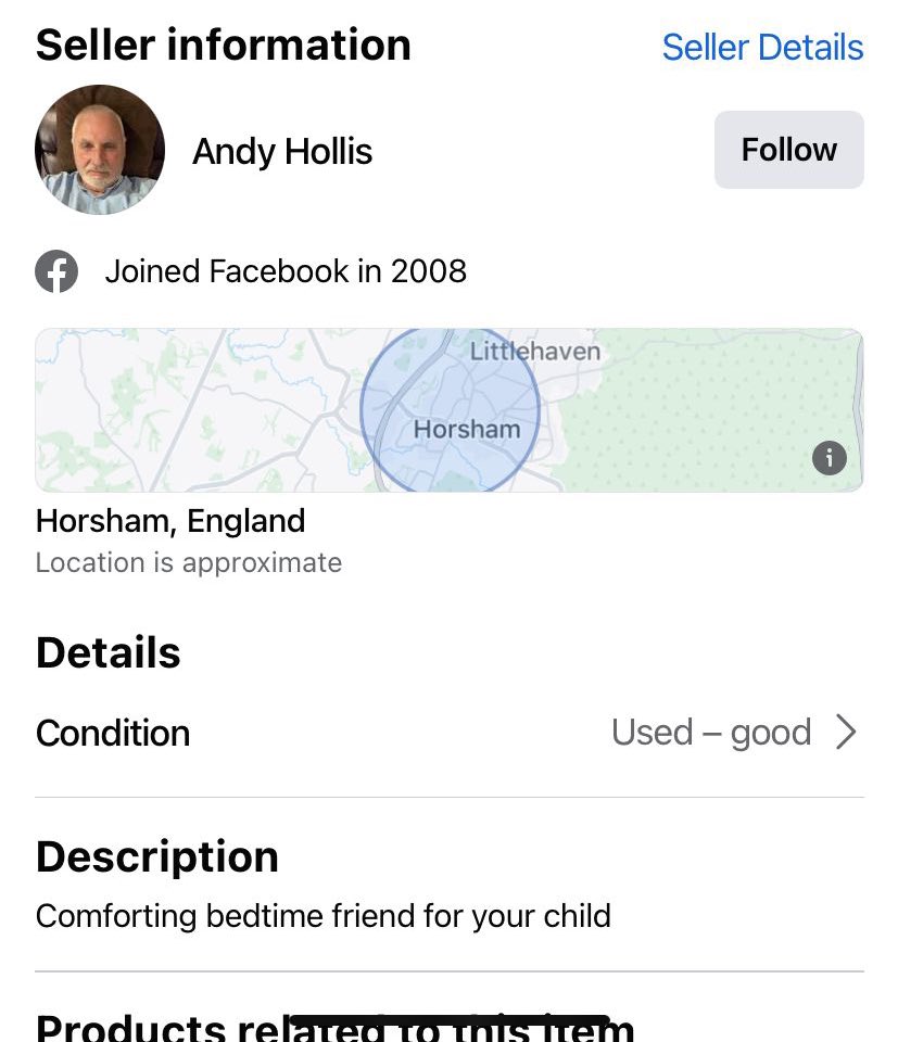 Looking for a ‘comforting bedtime friend’ for your child…give Andy a call #baby #doll