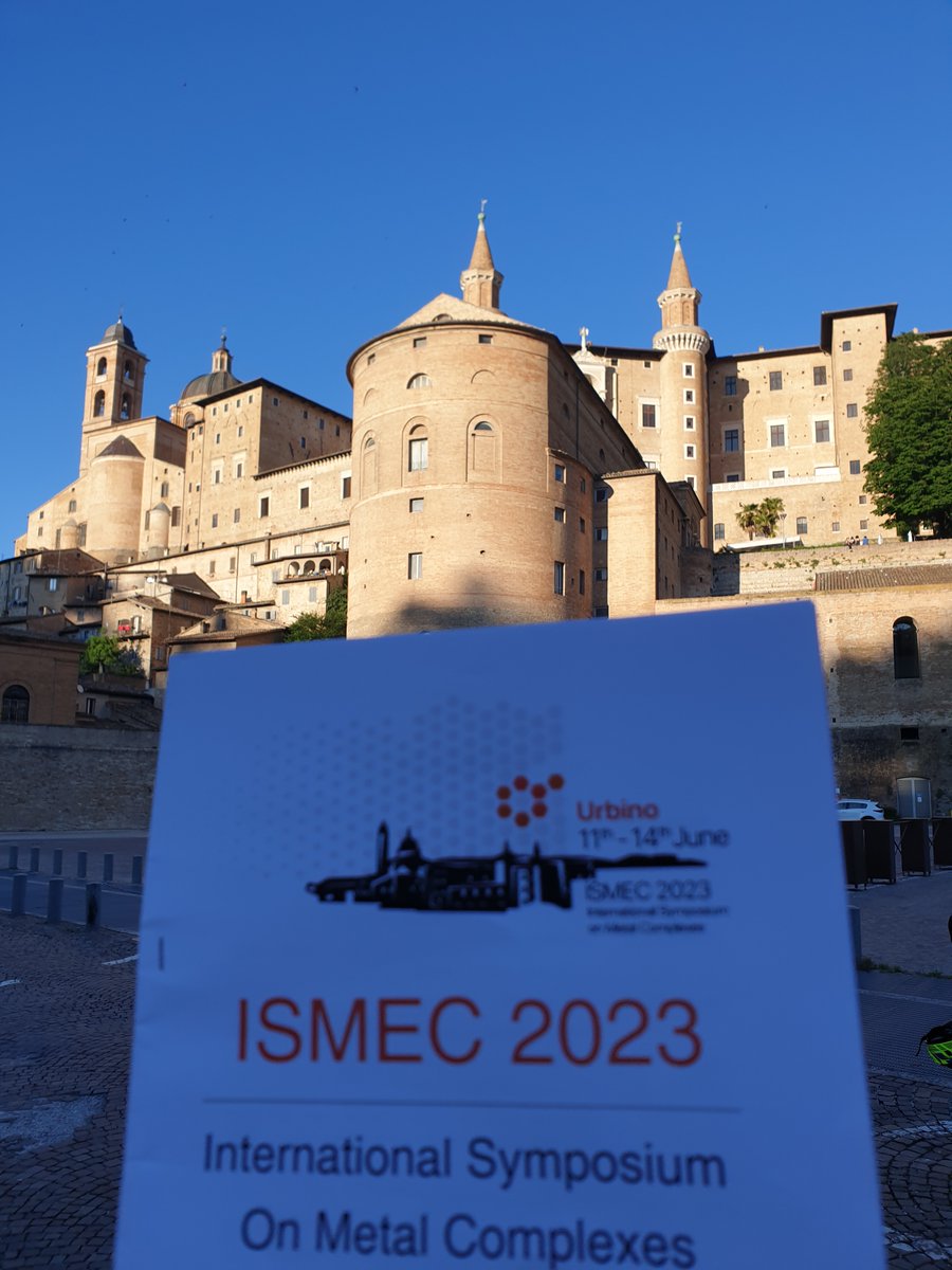 If you like metal complexes and aestethics, <a href="/ISMEC2023/">ISMEC 2023</a> conference in a beautiful  renaissance city  Urbino is the perfect fit!