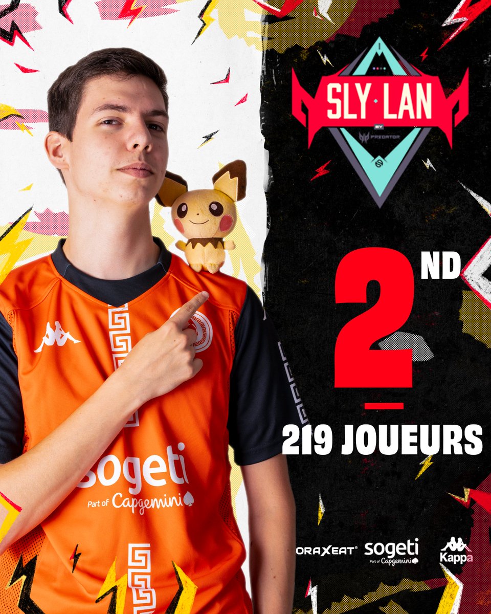 TeamOplon's tweet photo. Quelle performance de notre spartiate, le roi breton, une 2ème place exceptionnelle à la @SLYLAN_ !!!!

MERCI @NaetorU_D ⚡️⚡️⚡️⚡️⚡️ !

#OPLWIN #SOGETIxOPLON https://t.co/eXtiD2Npt7