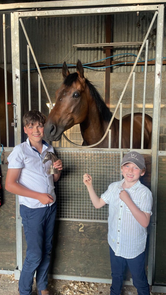 FionaHynds2's tweet photo. Not sure who is more proud of the win today , terry or the boys!! #horseracing #familyouting #flatracing #irishracing @NavanRacecourse https://t.co/P5wFSFsq0m