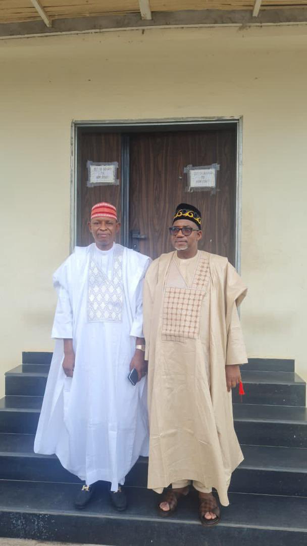 Kyusufabba's tweet photo. Today, I was pleased to receive my brother, the Governor of Bauchi State, H.E Bala Muhammad, in Kano. 

We had a productive discussion on issues that are of mutual benefit for our states. - AKY https://t.co/F8xHtCdUOV