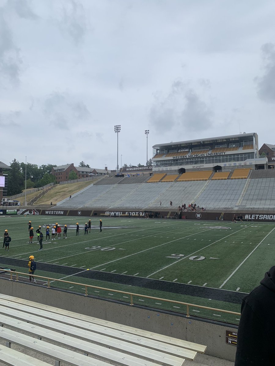 Thank you <a href="/WMU_Football/">Western Michigan Football</a> for hosting a big man camp, learning new things and getting better.