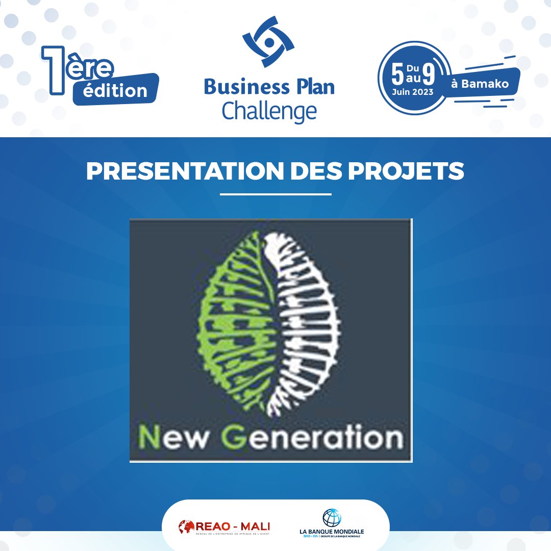 REAOMALI's tweet photo. Finale Business Plan Challenge 2023

L’entreprise est créée pour freiner la prolifération des déchets qui affectent l'environnement tout en créant des opportunités d'emploi pour les femmes et les jeunes. NG a pour mission de collecter https://t.co/HcwtKaBmnq