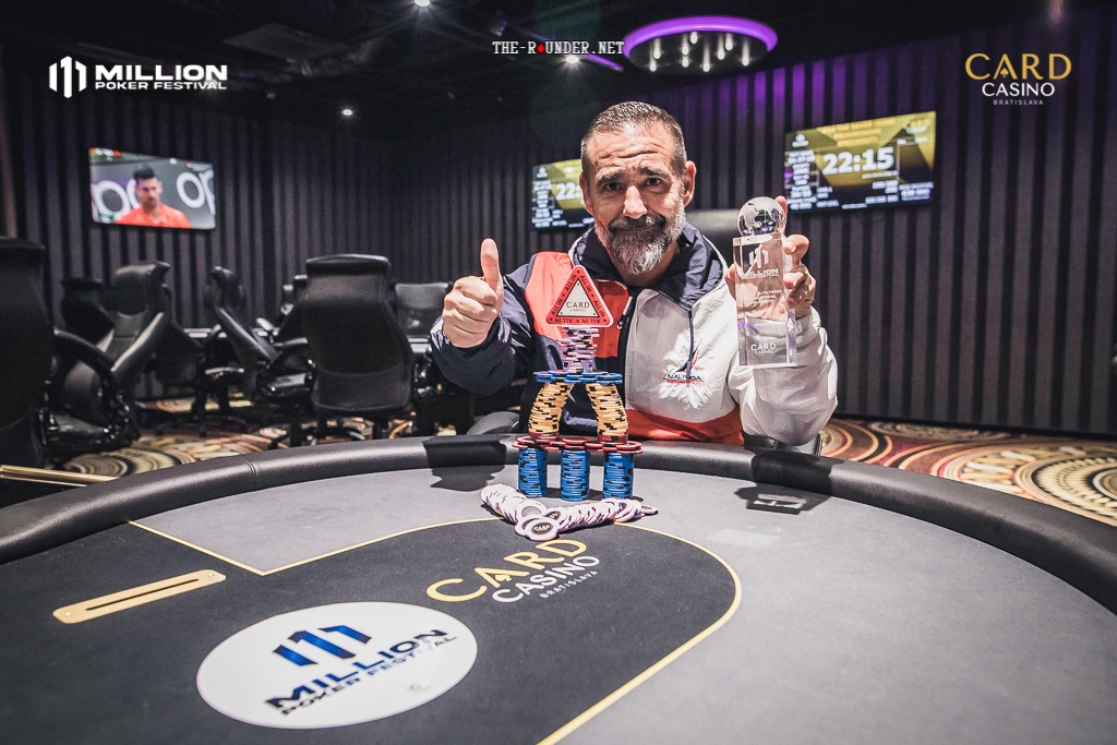 We have winnner of #𝟏𝟐 𝟏𝟎𝟎𝐤 𝐄𝐥𝐢𝐭𝐞 𝐩𝐨𝐤𝐞𝐫 𝐬𝐞𝐫𝐢𝐞𝐬 𝐬𝐩𝐞𝐜𝐢𝐚𝐥

🔸David Algarra from 🇪🇸 champion of this one-day event with €100,000 gtd

👏 Congrats David

#MPF2023