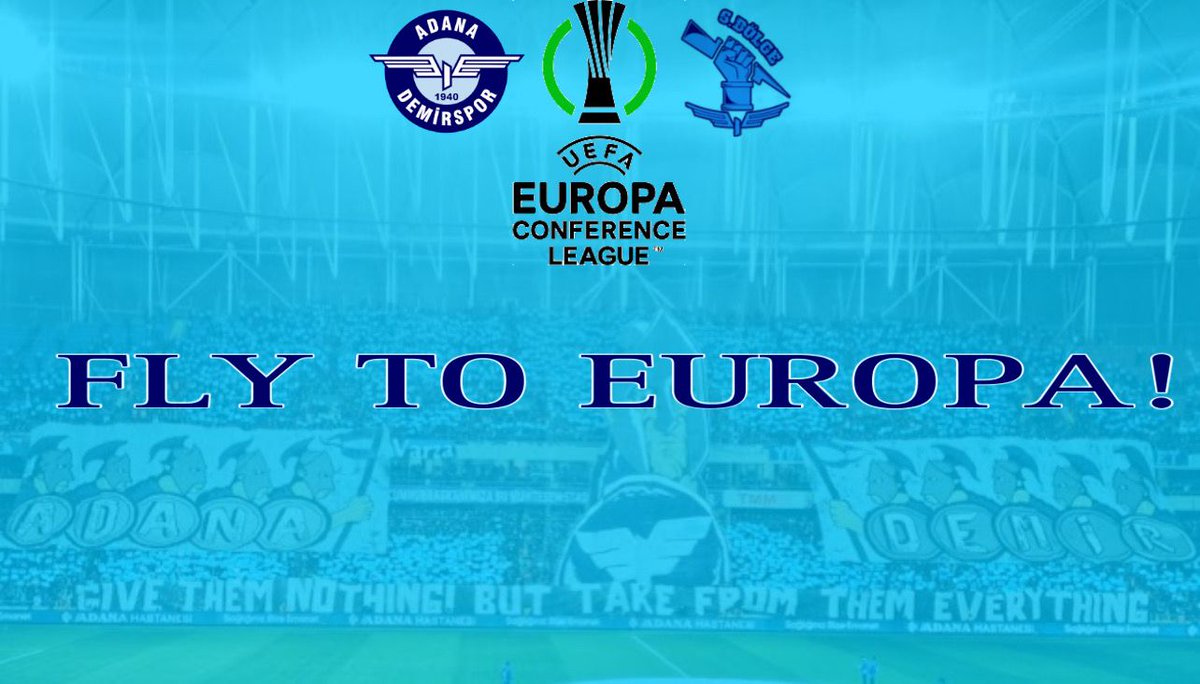 Önce Süper Lig, şimdi de Avrupa... Çok mutluyuz, çok gururluyuz. Daha büyük başarılar için çok yaşa Mavi Şimşekler!

#AdanaDemirspor #UEFA