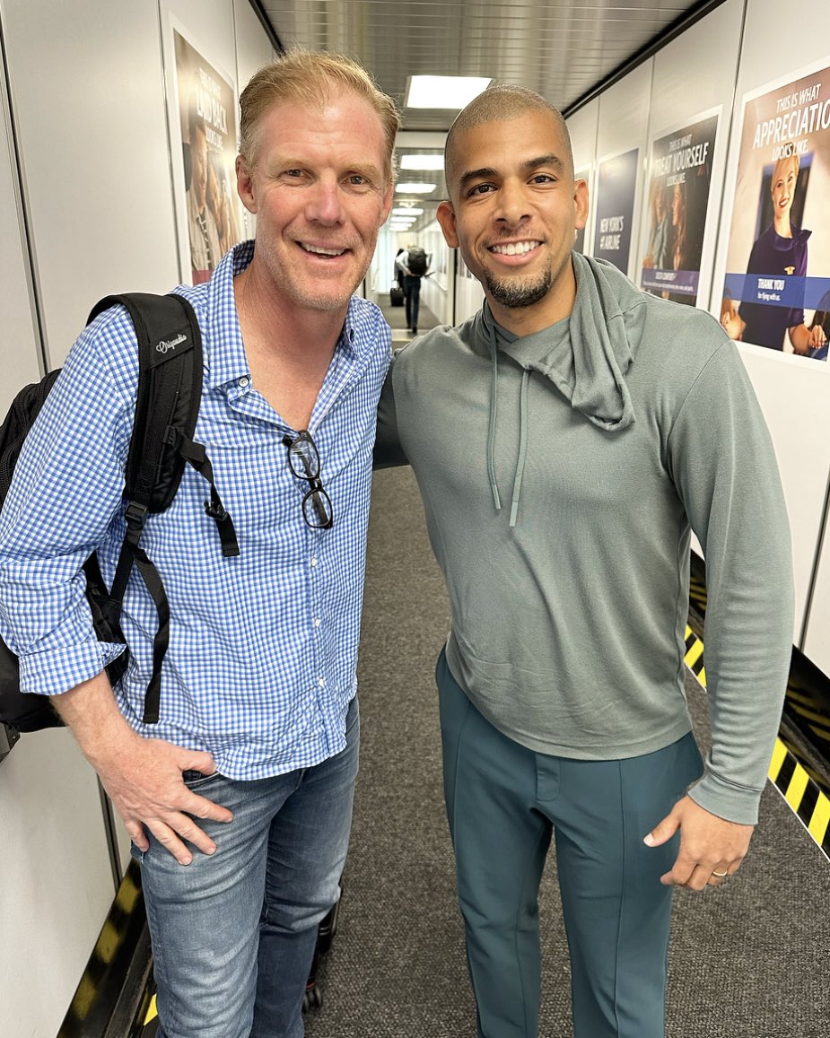 It’s not a <a href="/CranbrookSchool/">Cranbrook Schools</a> reunion until you see <a href="/AlexiLalas/">Alexi Lalas</a>! 

(And made my <a href="/Harvard/">Harvard University</a> Team soccer hubby’s day 🤩 ⚽️: <a href="/dawill333/">David Adetokunbo Williams</a>)