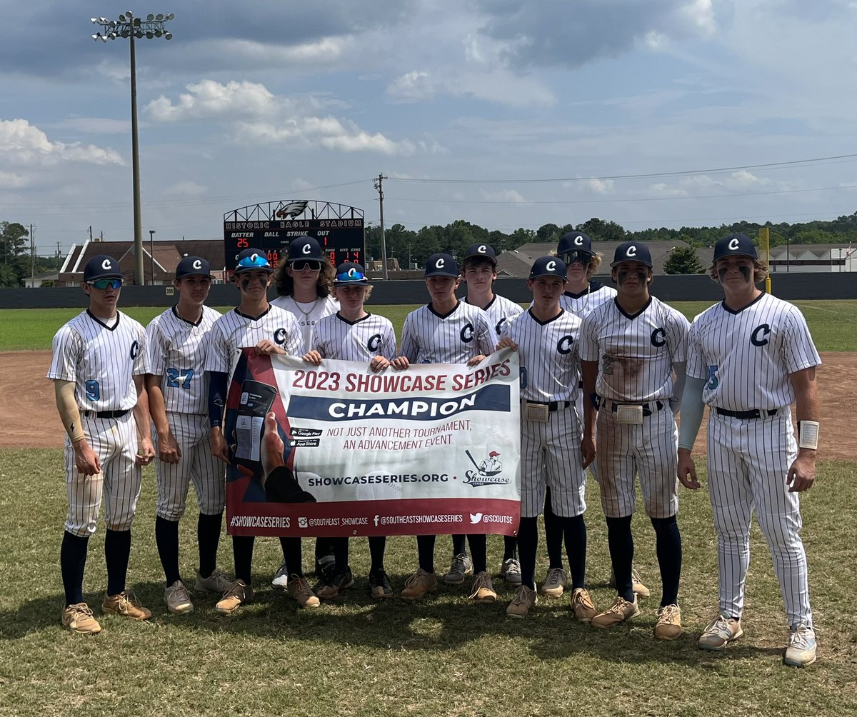 ScoutSe's tweet photo. Congrats to Showcase Series @ Eagle Stadium / Wallace Dothan CC 16 Division Champions Chaos! #ShowcaseSeries https://t.co/fneTZOm2zg