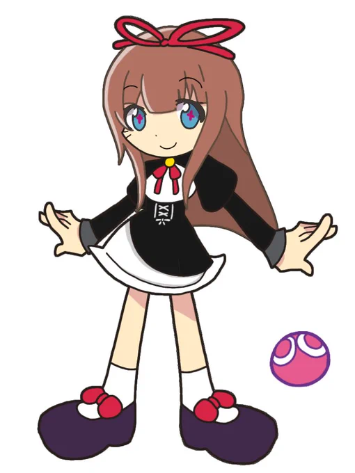 ぷよぷよのキャラっぽくちえりちゃん #ちぇり絵