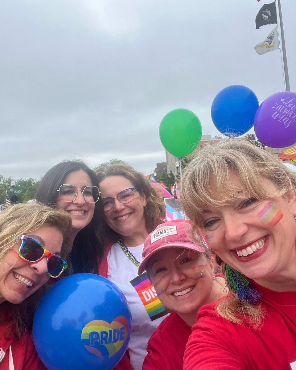 Today @MomsDemand vols marched in @CityofAuroraIL to celebrate #PrideMonth2023 #DisarmHate