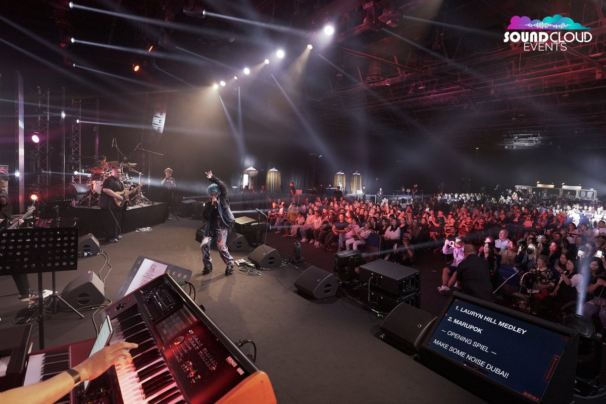 soundcloudevent's tweet photo. We're here because of the music.

Here are some of the concert highlights of KZ Tandingan live in Dubai last June 9, 2023 @ Dubai World Trade Center Hall 8. 

#KZTandinganliveinDubai #KZTandingan #SoundCloudEvents https://t.co/GPo0CUstZ3