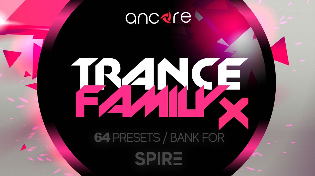 SPIRE TRANCE FAMILY X. Available Now!
ancoresounds.com/spire-trance-f…

Check Discount Products -50% OFF
ancoresounds.com/sale/

#tranceproducer #trancefamily #edmproducer #beatport #flstudio #edmfamily #spirevst