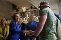 The Deputy Prime Minister joined by the First Lady of Ukraine, Olena Zelenska, visiting a rehabilitation center for veterans.
