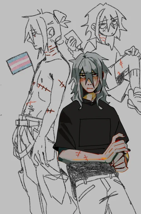 i havent drawn shiggy in a long time, i dont even read bnh, anymore but it's my bd and i get to draw what i want
