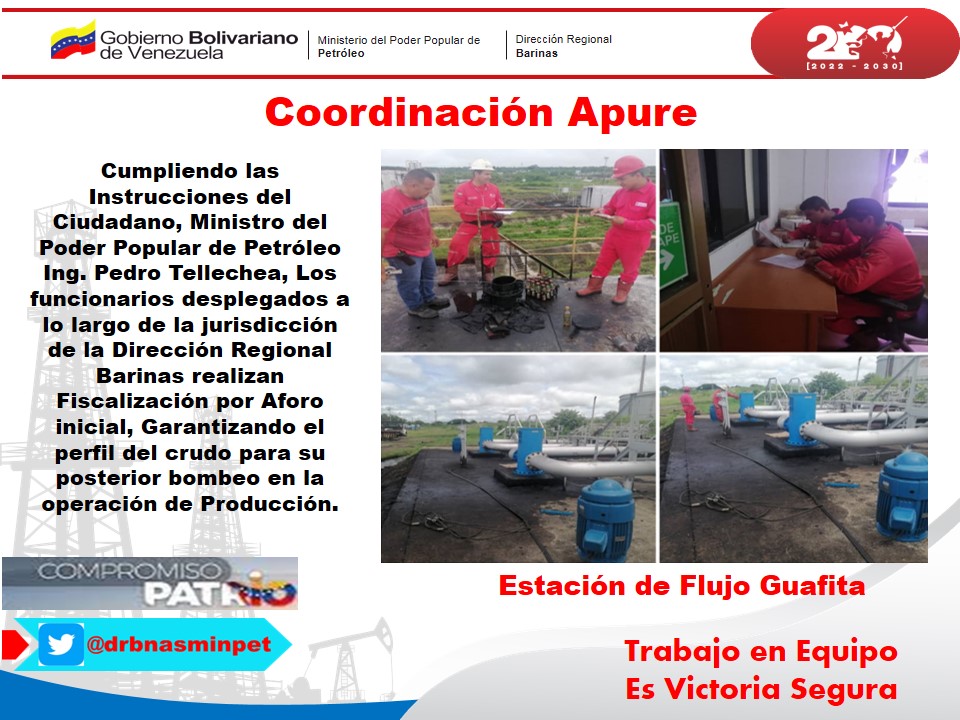 #11Jun La Dirección Regional Barinas trabajando a lo largo de su jurisdicción @MinPetroleoVE @TellecheaRuiz @NicolasMaduro 
#VenezuelaGaranteDeLosDDHH