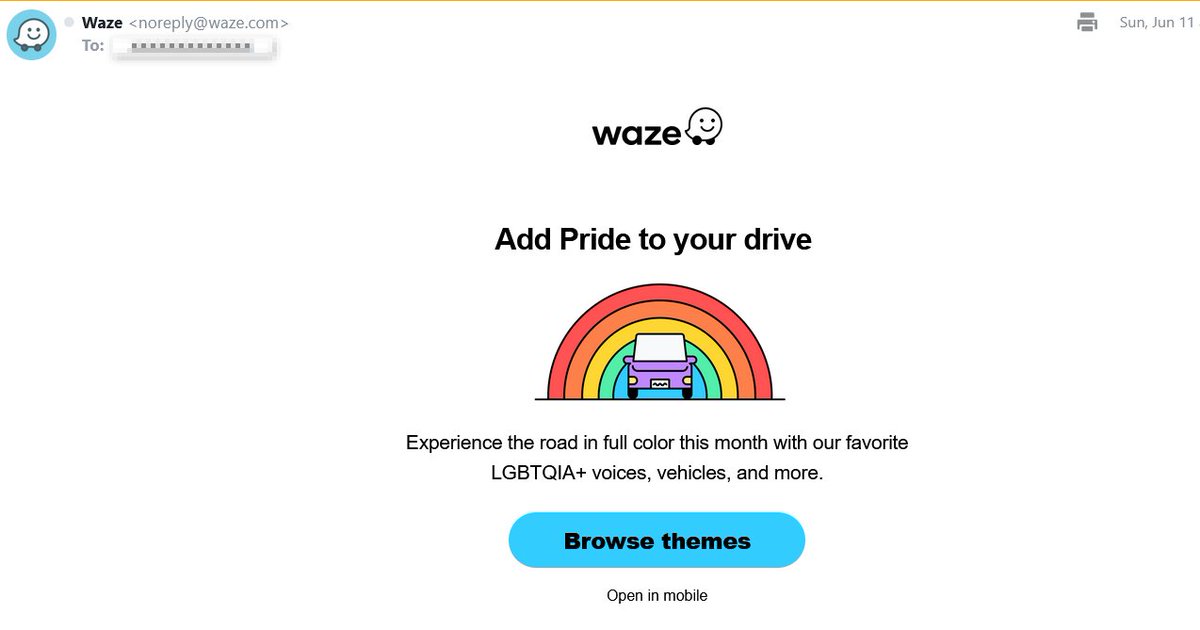 Hey @waze! What say you Celebrate America instead of shoving a Marxist agenda down our throats ? Have you not learned the lesson of @budlight, @Target, @Disney, @ChickfilA and others?  Just STOP the pandering!