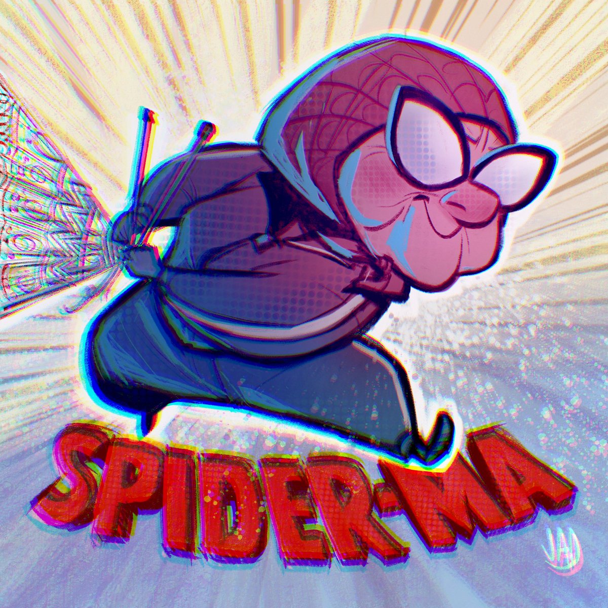 Vi <a href="/SpiderVerse/">Spider-Man: Beyond The Spider-Verse</a> y sí, es tan jodidamente buena como cómo todo el mundo dice, con un diseño de personajes increíble . Pero si en el multiverso vale todo, ¿este estaría guay no? Vale, a lo mejor no pero tenía que hacerlo .#SpiderManAcrossTheSpiderVerse