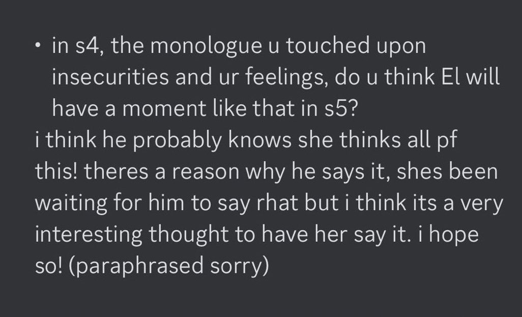 this is why finn wolfhard hates you people. It’s because you twist his words around to fit your warped agenda of things that will never happen.