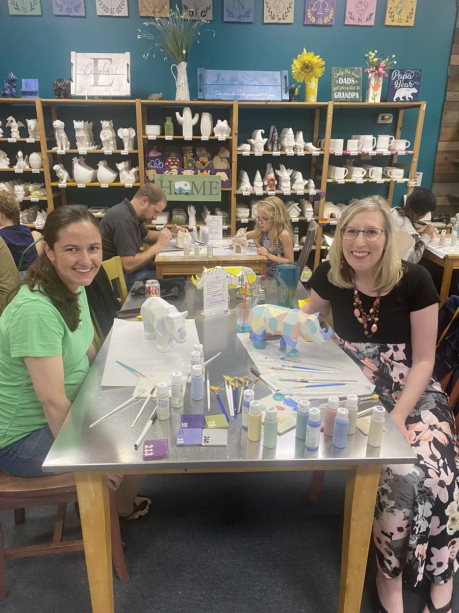 Allie McDow (@alliemcdowmd) on Twitter photo Fun day painting pottery with <a href="/BetsyHuffmanMD/">Betsy (Huffman) Cooper</a>! Of course, we painted rhinos!! 🦏🦏 Congratulations on your last month of residency! Stay tuned for our final work after firing 🔥!! #IUEndocrineSurgery <a href="/IU_Surgery/">Indiana Surgery -Indiana Univ School of Medicine</a> <a href="/UWEndoSurg/">UW Endocrine Surgery</a> Fun day painting pottery with <a href="/BetsyHuffmanMD/">Betsy (Huffman) Cooper</a>! Of course, we painted rhinos!! 🦏🦏 Congratulations on your last month of residency! Stay tuned for our final work after firing 🔥!! #IUEndocrineSurgery <a href="/IU_Surgery/">Indiana Surgery -Indiana Univ School of Medicine</a> <a href="/UWEndoSurg/">UW Endocrine Surgery</a>