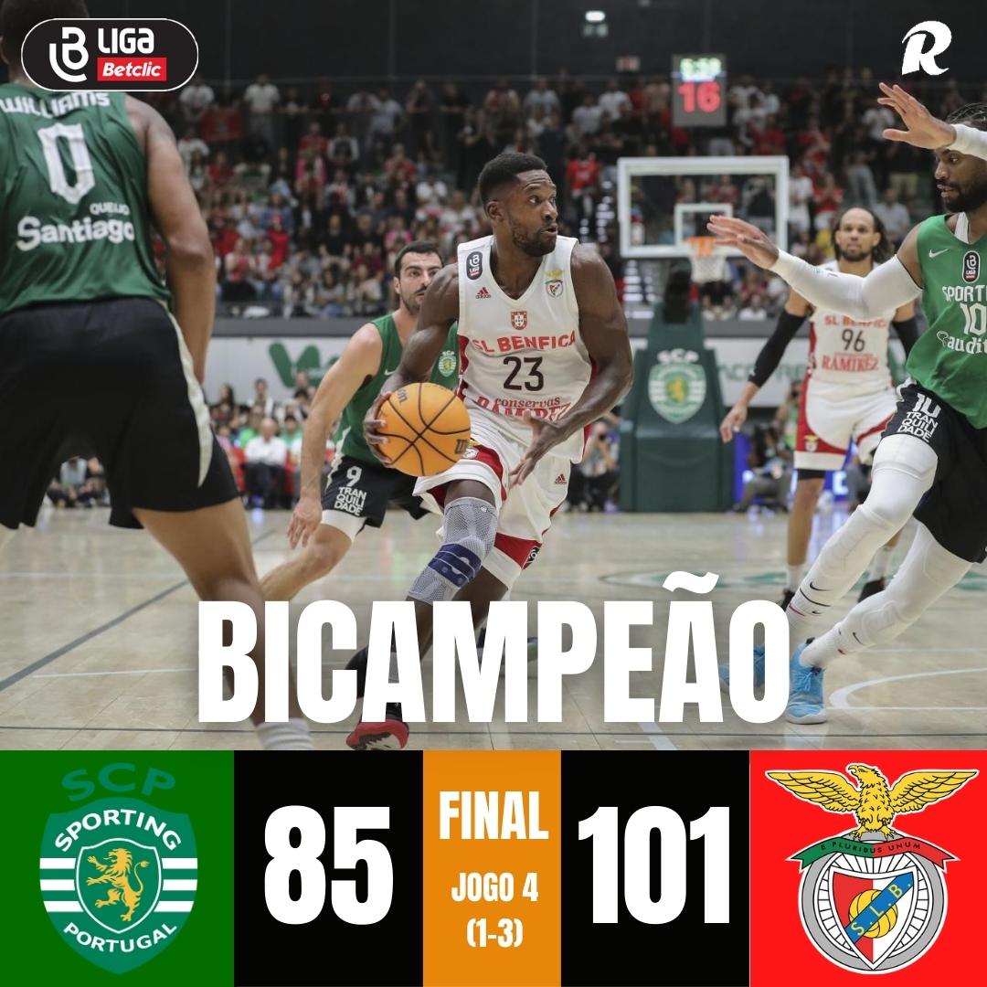 Benfica volta a vencer Sporting no João Rocha e sagra-se bicampeão nacional  de basquetebol - Basquetebol - Jornal Record