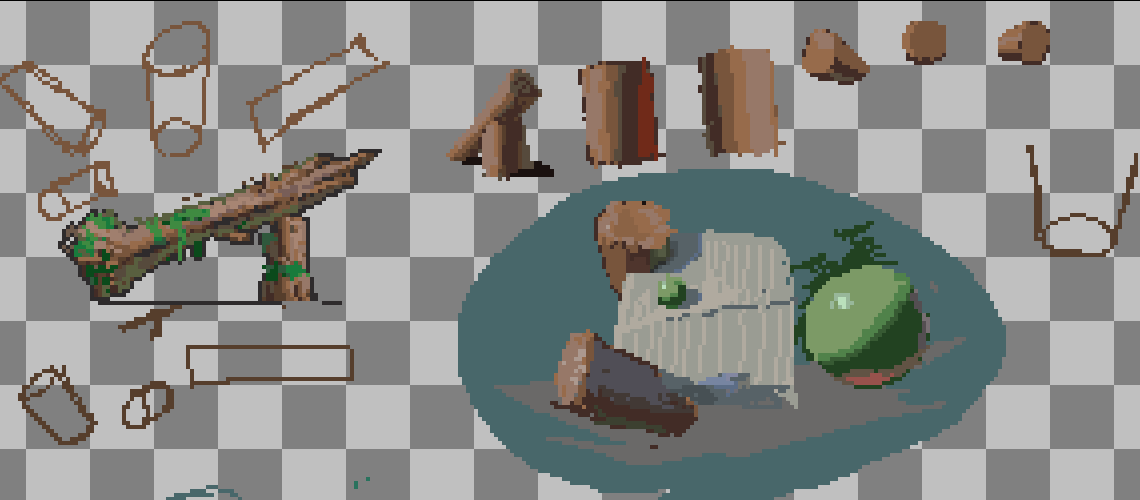 PyxisDraws's tweet image. Just a small amount of pixel practice