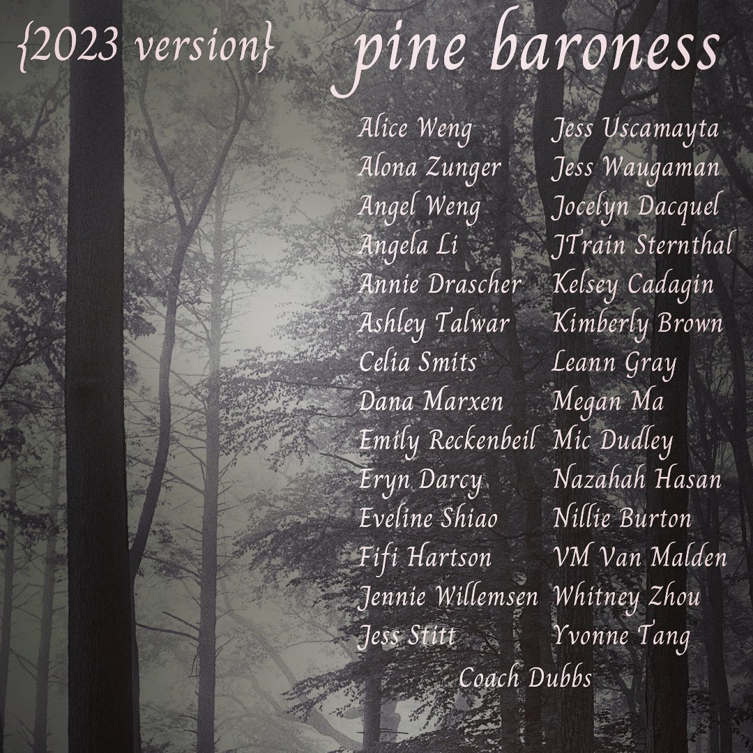 a lot to pine about 🎶