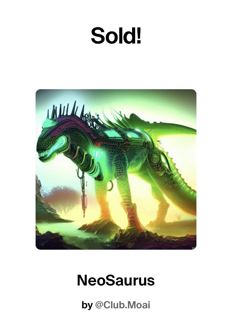 🚨 SOLD 🚨

It's been a VERY long time since I've done one of these tweets!

Totally took me by surprise, thank you so much @CryptoZVX for the support, truly means alot! 

Everyone check out my <a href="/foundation/">Foundation 🌐</a> collection!

🔗 foundation.app/collection/clu…

#nft #nfts #NFTCollection