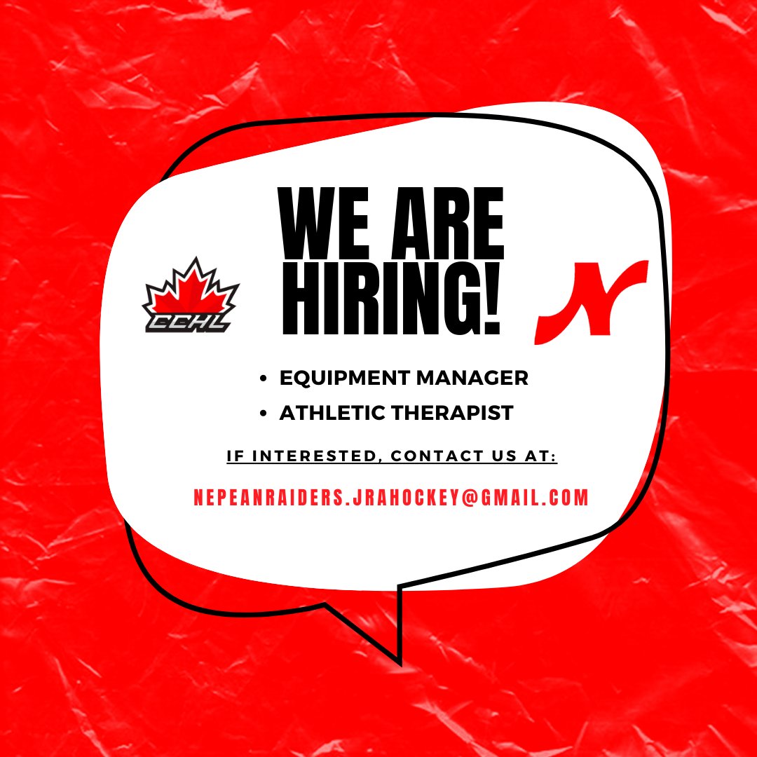 Nepean Raiders on Twitter "We are looking to add both an equipment
