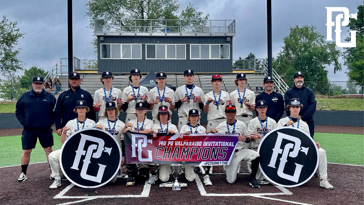 PG_Tourney's tweet photo. 14U PG Valparaiso Invitational
@PGYouthBB @PG_OhioValley
🏆Champions: Indiana Bulls North 2027
🥈Finalist: Team Ontario 14U Bignall
🏅MVP: Billy Miller
🏅MVPitcher: Riley Ackerman
#ValpoInvite https://t.co/TXrkMp4Hk9