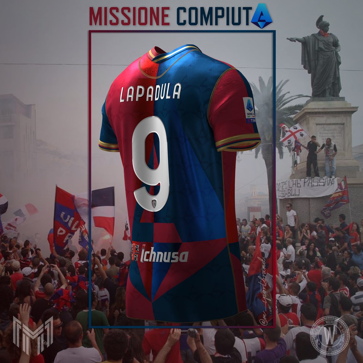 #ConceptJersey #Photoshop #Clo3D #Respect #FromSerieBToSerieA #Football #FootballKitDesign #Soccer #DesignKit #ConceptKit #FootballJersey #Jersey #Camiseta #FortzaCasteddu #MSportBrand