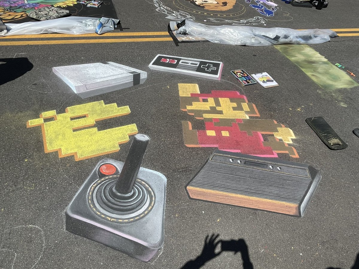 monkeysrcool06's tweet image. #mario #chalkfest #maplegrove #Minnesota #2023