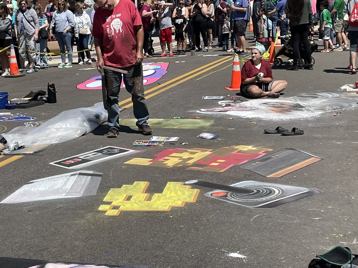 monkeysrcool06's tweet image. #mario #chalkfest #maplegrove #Minnesota #2023