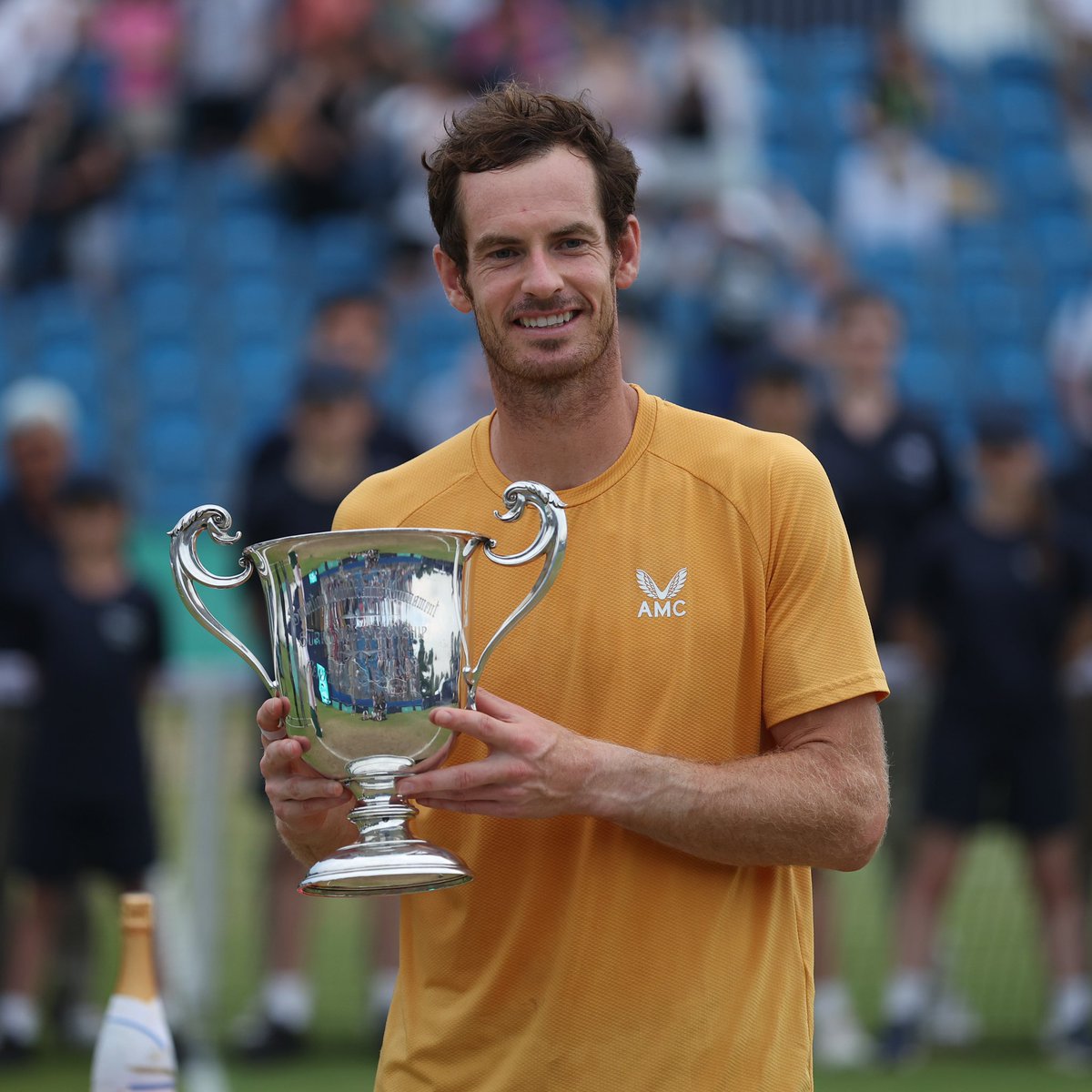 ArabTennis20's tweet photo. 🇬🇧 آندي موراي (36 عام)  يُصبح أكبر لاعب يتوّج بلقب إحدى بطولات التشالينجر المُقامة على الأراضي العُشبية 🌱👏🏻 #LexusSurbitonTrophy https://t.co/ORDBGcINCB