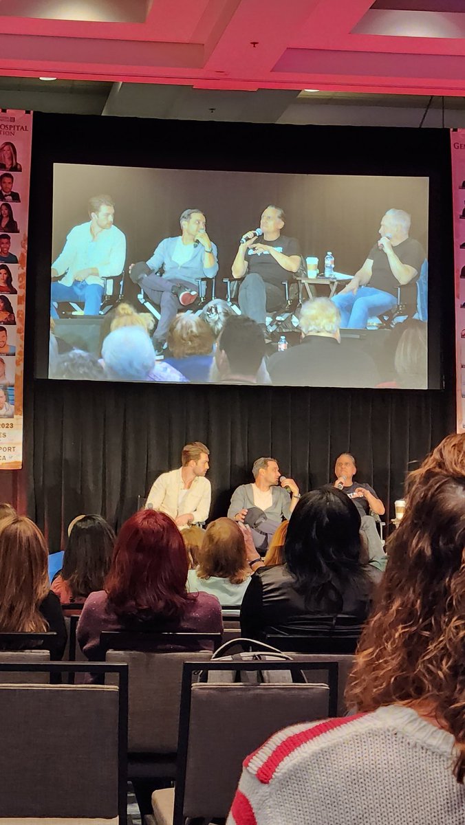 twin_fangirl's tweet image. Evan, Dominic, and Maurice Benard. 🩵

#GH #GHConvention