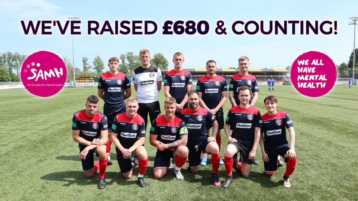 TullibodyStSFC's tweet photo. We are delighted to announce that our current total raised for @SAMHtweets from yesterday's game vs @YtScotland sits at £680!

Want to add to the pot? Either donate directly, or any monies sent to https://t.co/vO1yuGw0dh over the next couple of days will be added. Thank you all. https://t.co/sp6qZEKoCB